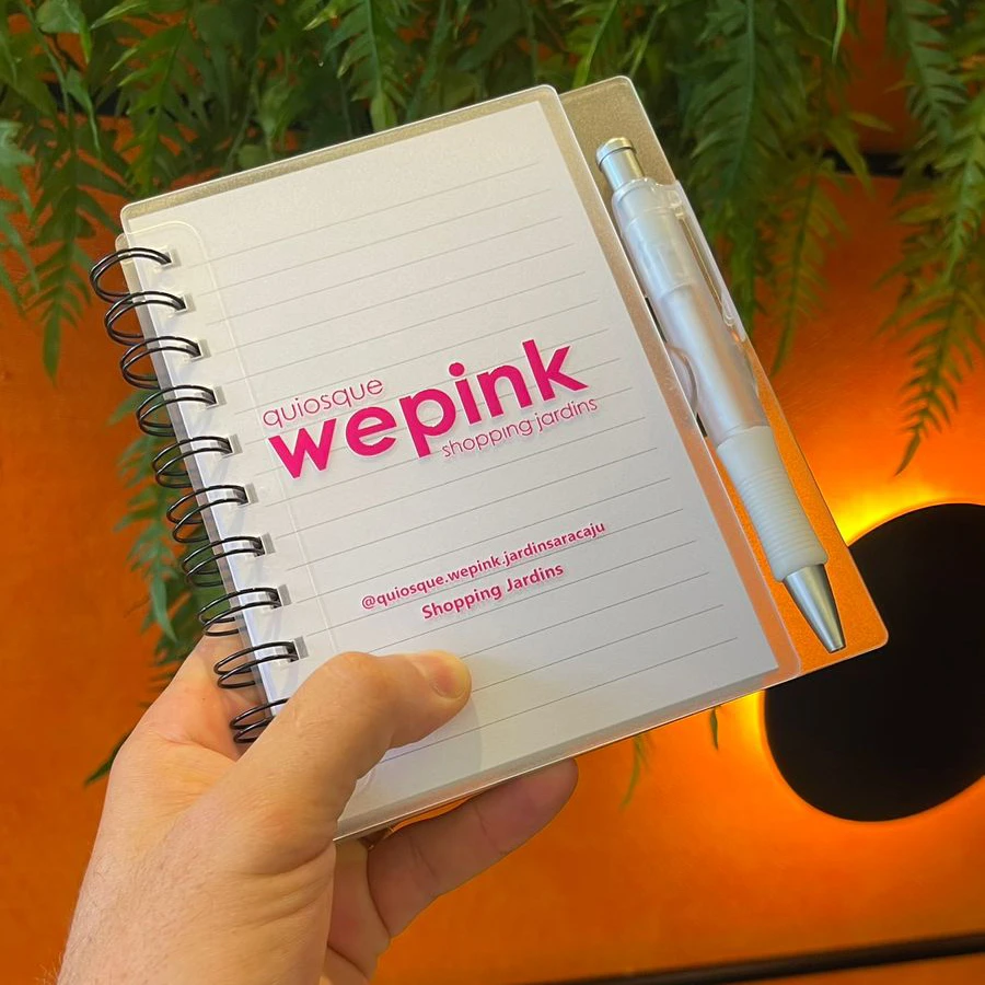 Imagem ilustrativa de Bloco de anotações para eventos