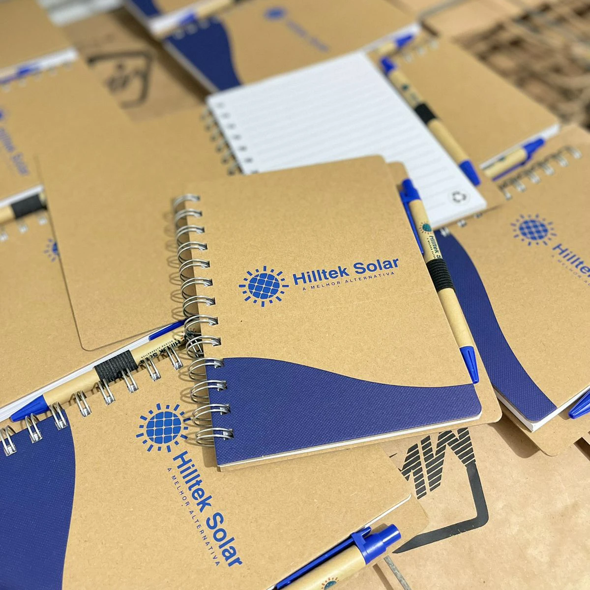 Caderno personalizado corporativo