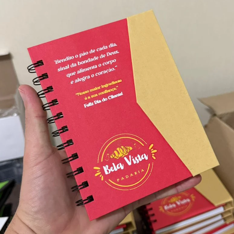 Cadernos personalizados para empresas em Aracajú