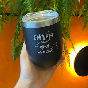 Copo térmico para cerveja personalizado